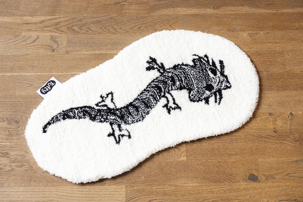 Kiwi Papagei Kinderzeichnung als Schlafzimmer Teppich