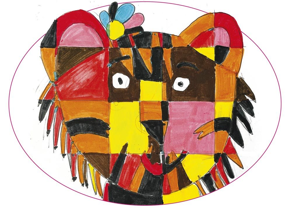 Kiwi Papagei Kinderzeichnung als Schlafzimmer Teppich