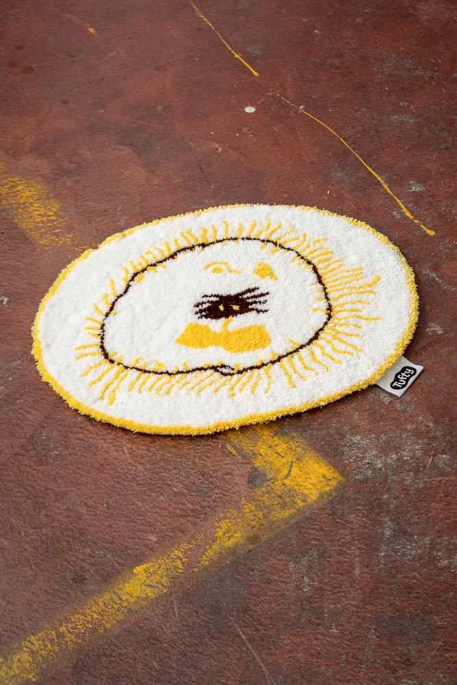 Kiwi Papagei Kinderzeichnung als Schlafzimmer Teppich