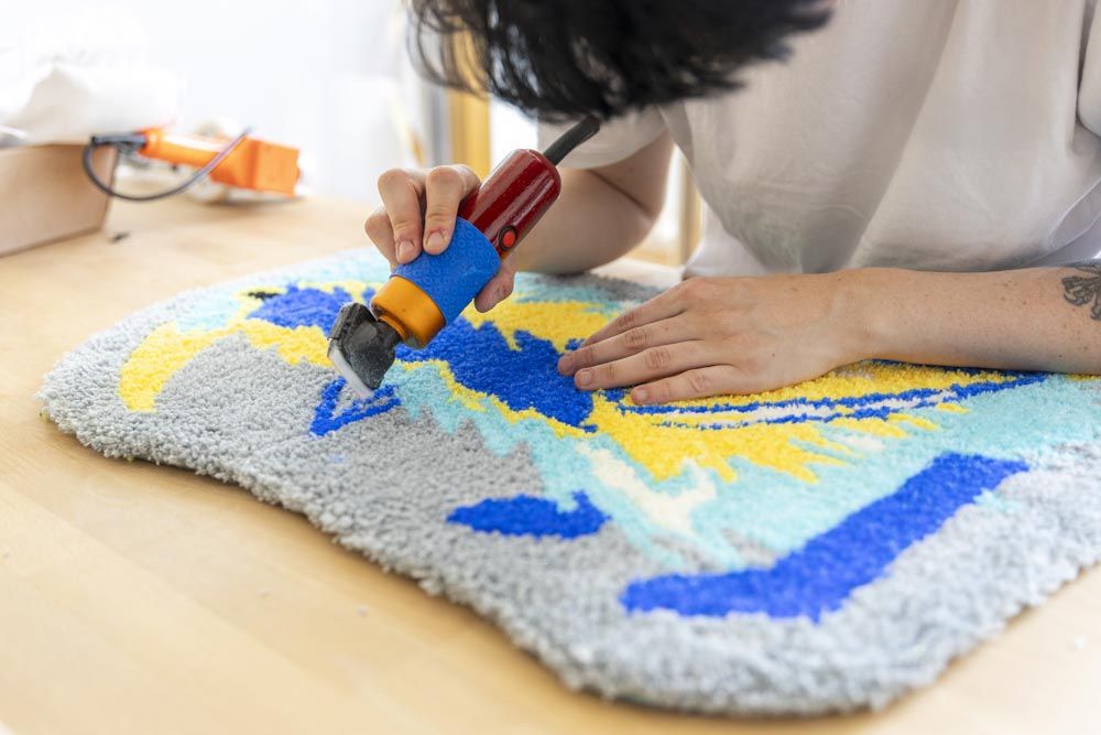 Antirutsch Rückseite Teppich