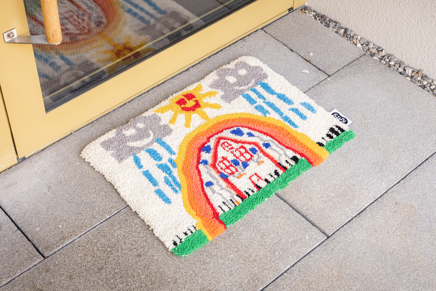 Fussmatte aus deiner Kinderzeichnung (Wolle)