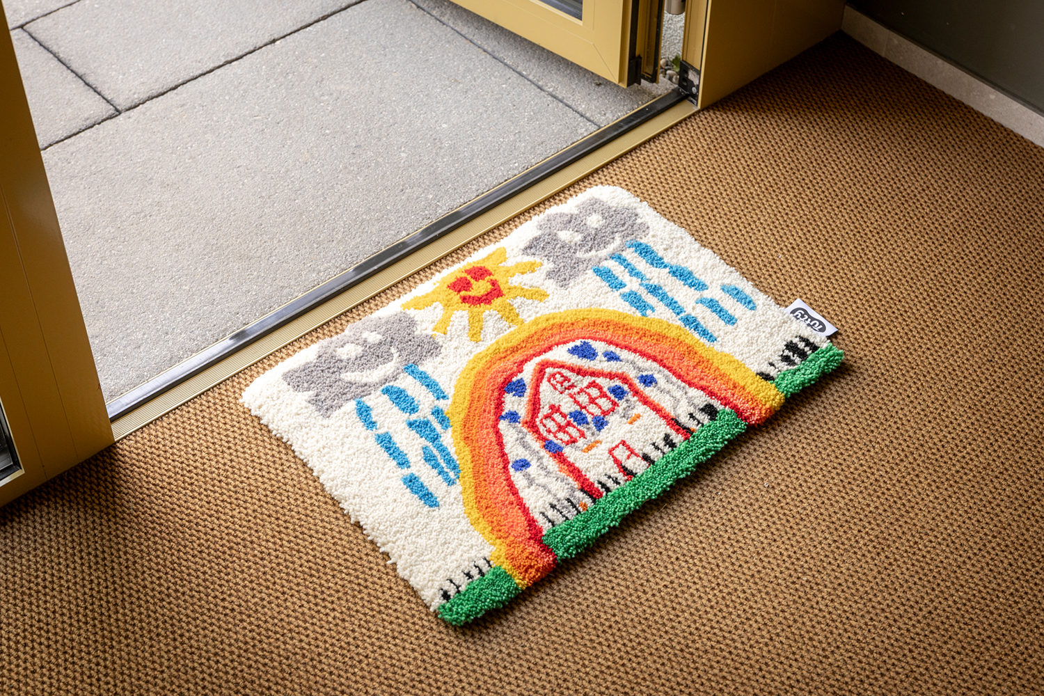 Fussmatte aus deiner Kinderzeichnung (Wolle) – Bild 4