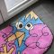 Kiwi Papagei Kinderzeichnung als Schlafzimmer Teppich